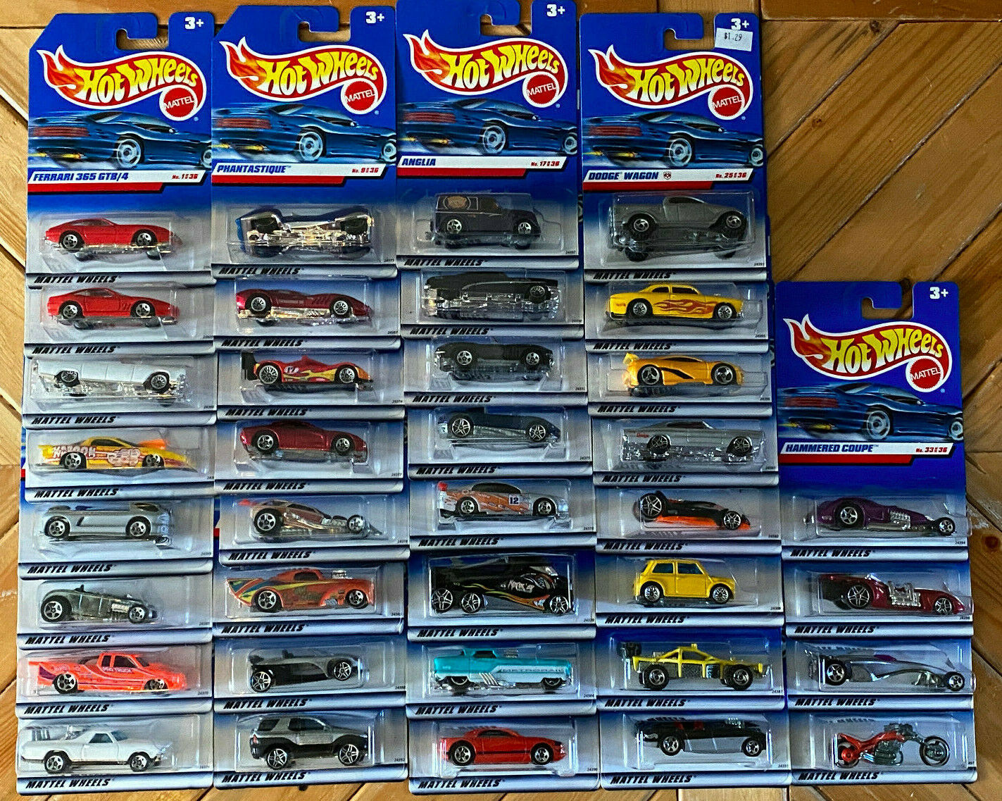 2000 Hot Wheels First Editions Full Set of 36 CARS International Cards VHTF NIP