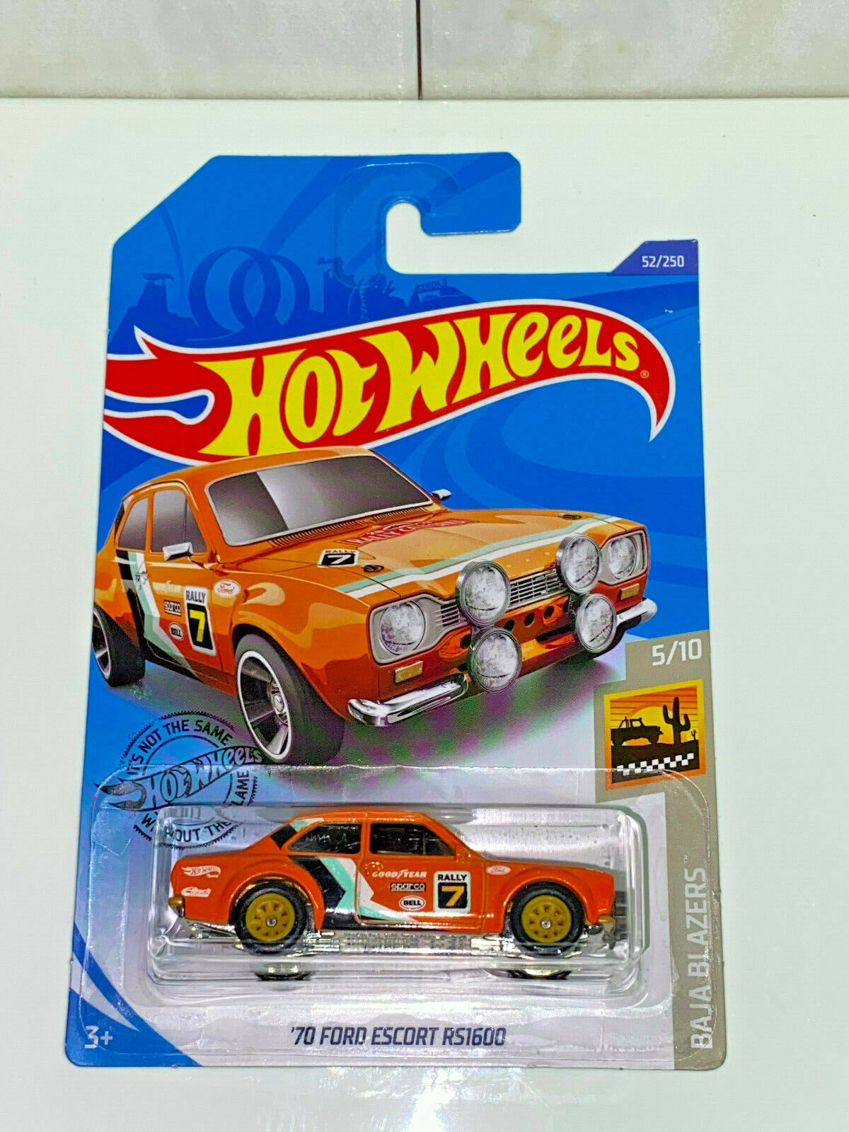 2020 Hot Wheels HW Baja Blazers 70 Ford Escort RS1600 REAL RIDERS SUP Cars N Cards