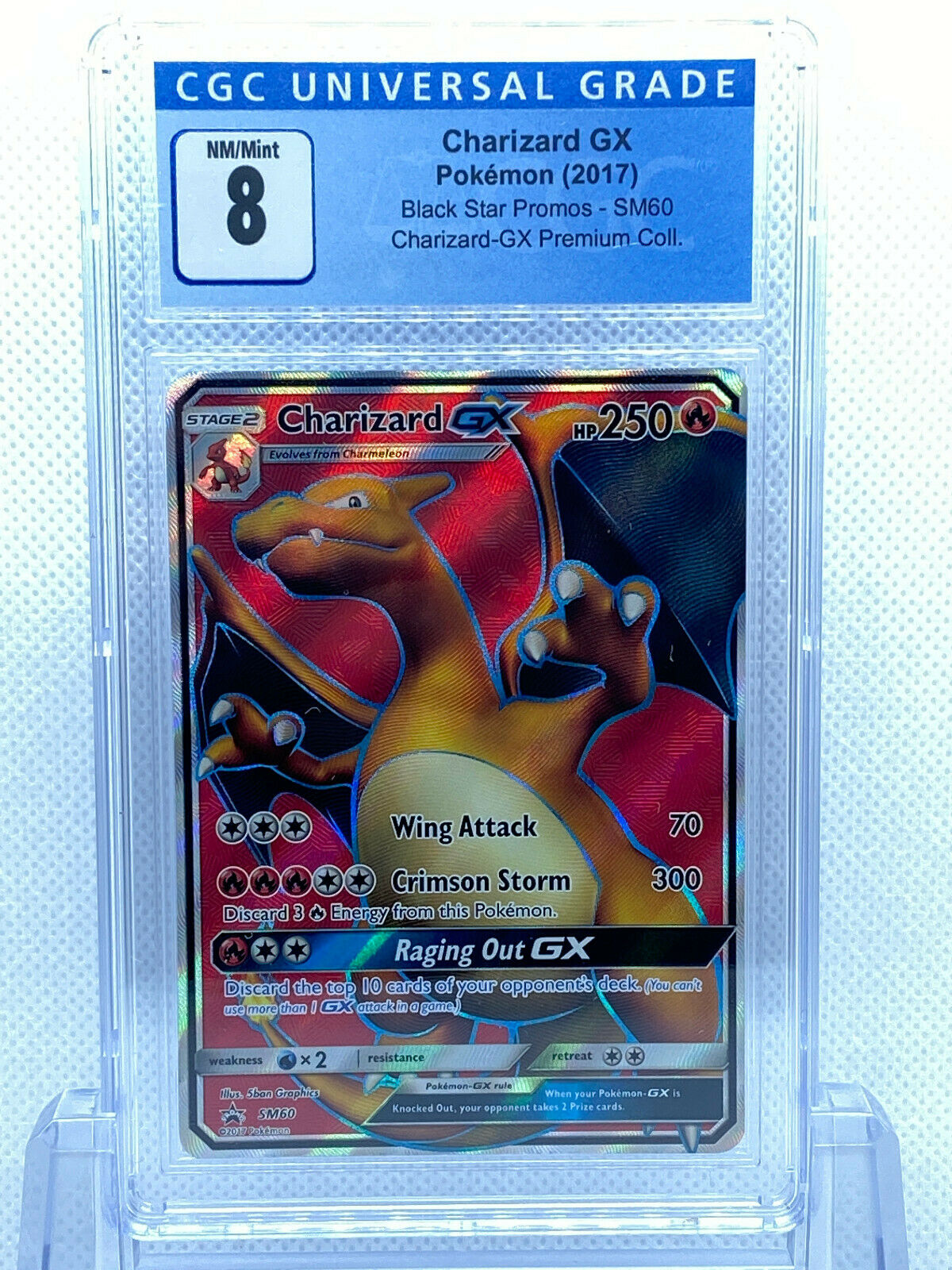 Graded Charizard sold gx