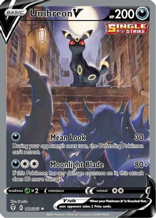 Umbreon V (Alternate Full Art) 189/203 - SWSH07 Evolving Skies Holofoil