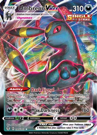 Umbreon VMAX 95/203 - SWSH07 Evolving Skies Holofoil