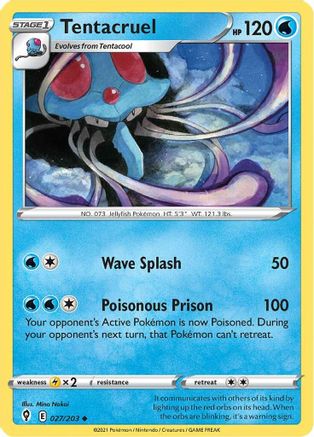 Tentacruel 27/203 - SWSH07 Evolving Skies