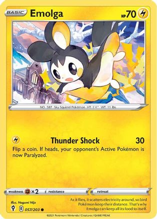 Emolga 57/203 - SWSH07 Evolving Skies