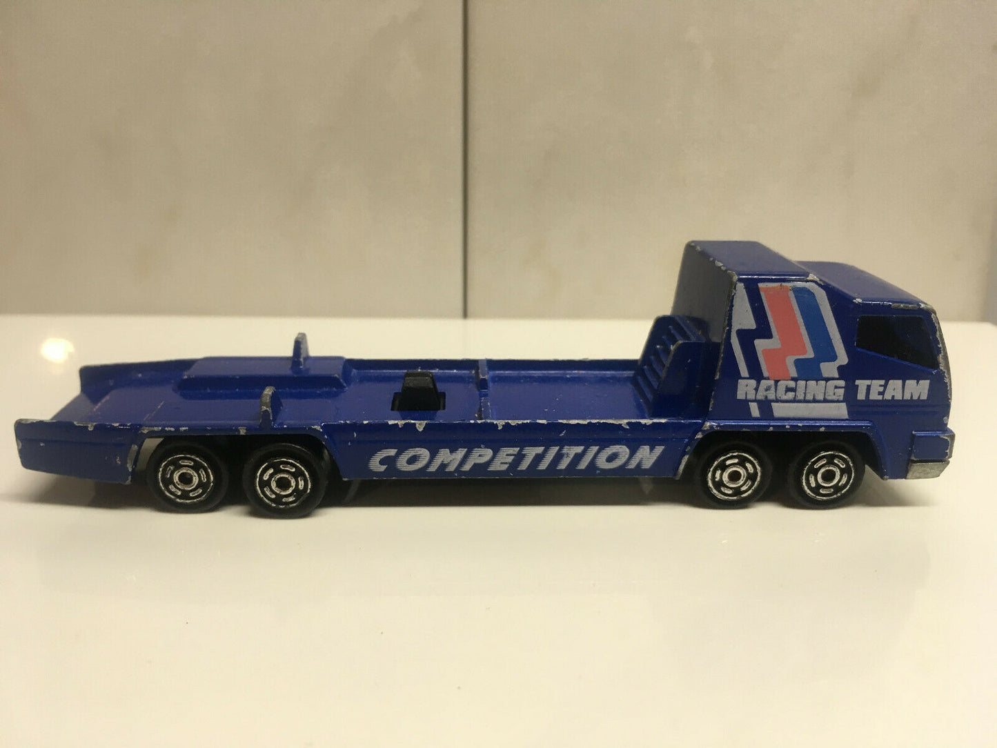 RARE VINTAGE Majorette Racing Team Competition Blue 1:100 Scale