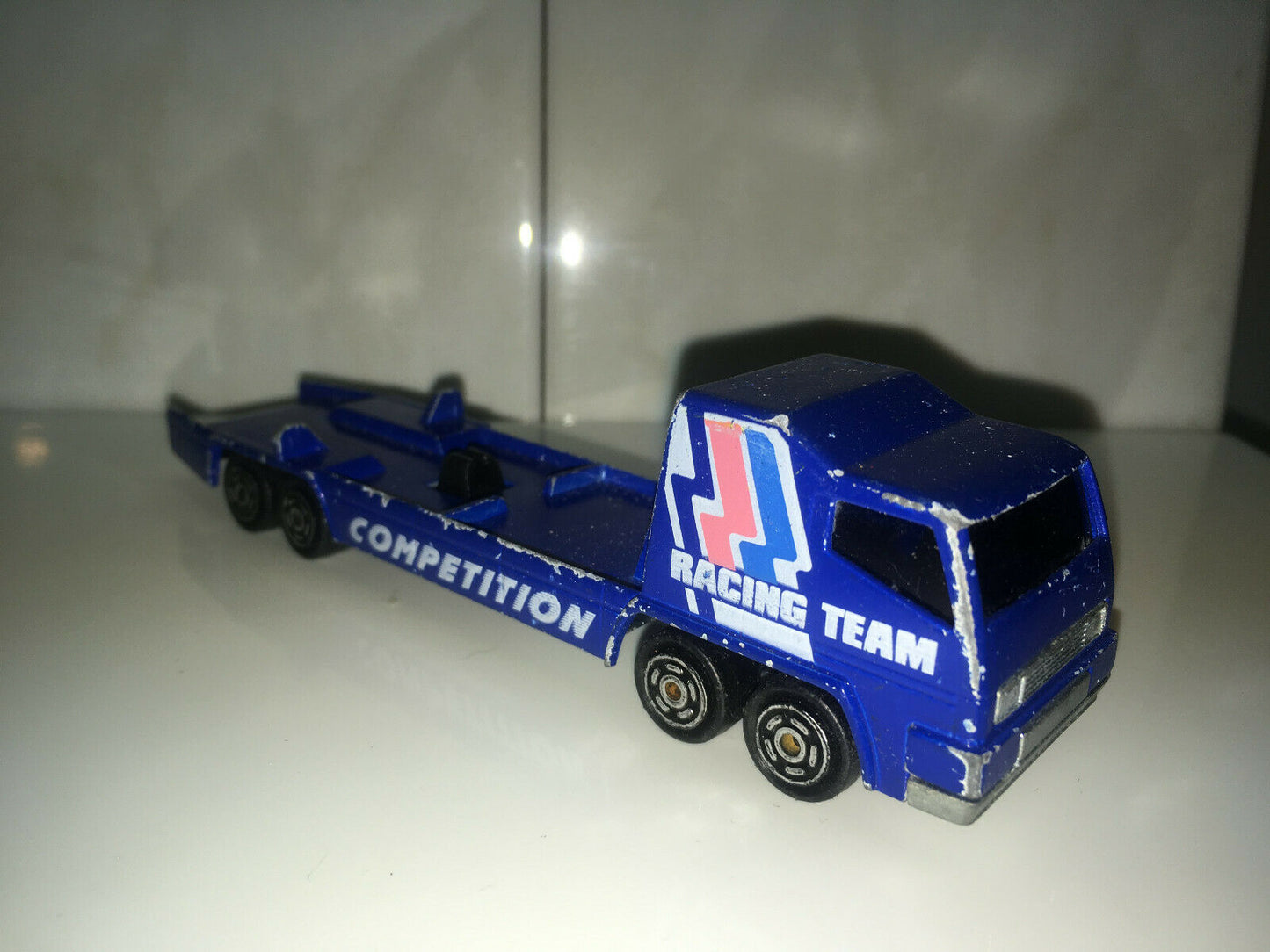 RARE VINTAGE Majorette Racing Team Competition Blue 1:100 Scale