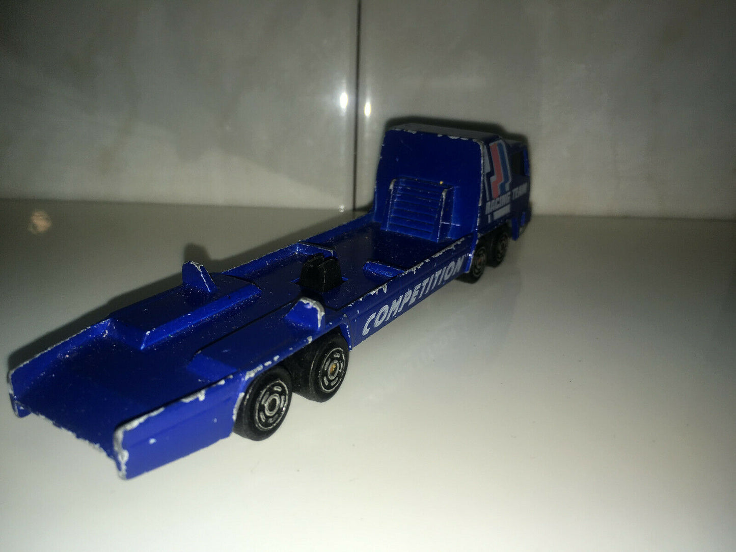 RARE VINTAGE Majorette Racing Team Competition Blue 1:100 Scale