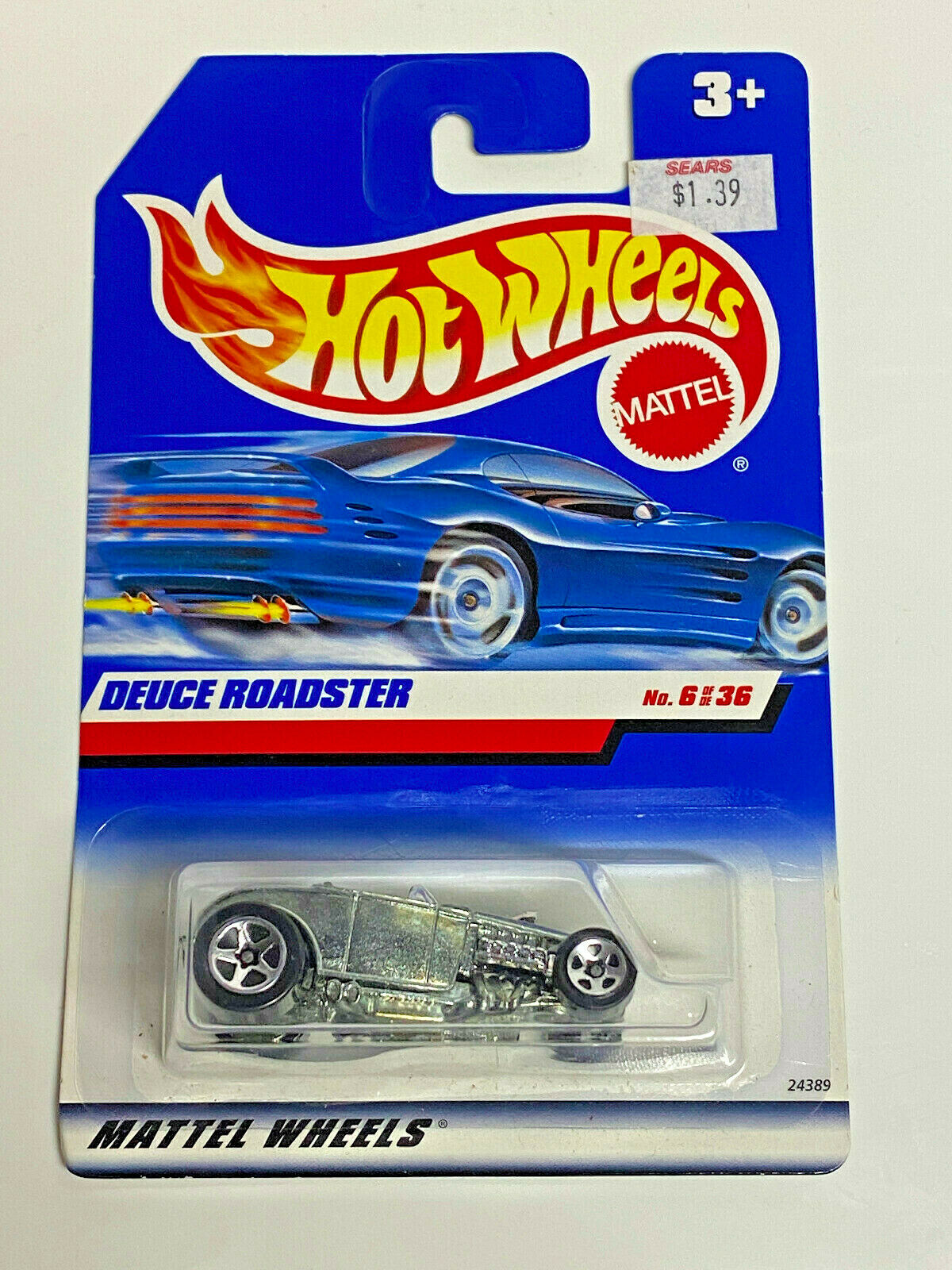 2000 Hot Wheels First Editions #6/36 Deuce Roadster International Card NIP