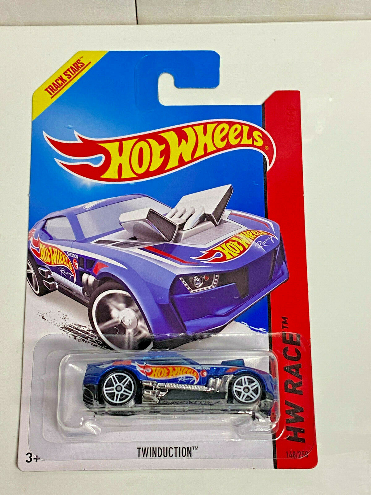 2014 Hot Wheels Treasure Hunts HW Race Team Twinduction International Card NIP