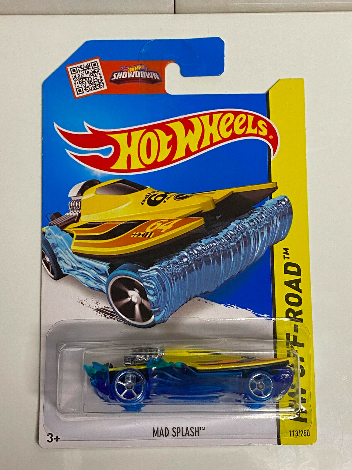 2015 Hot Wheels Treasure Hunts HW Off-Road Mad Splash International Card NIP