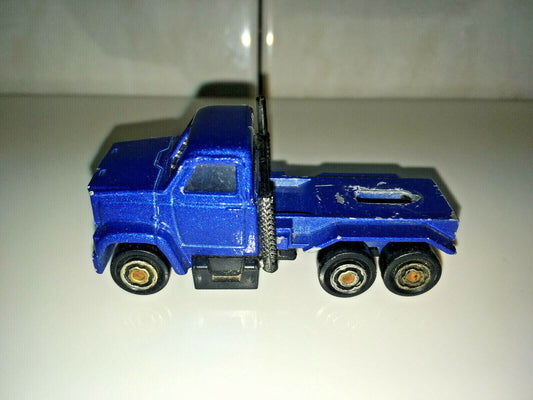 RARE VINTAGE Majorette Saviem ECH 1/100 Blue Truck