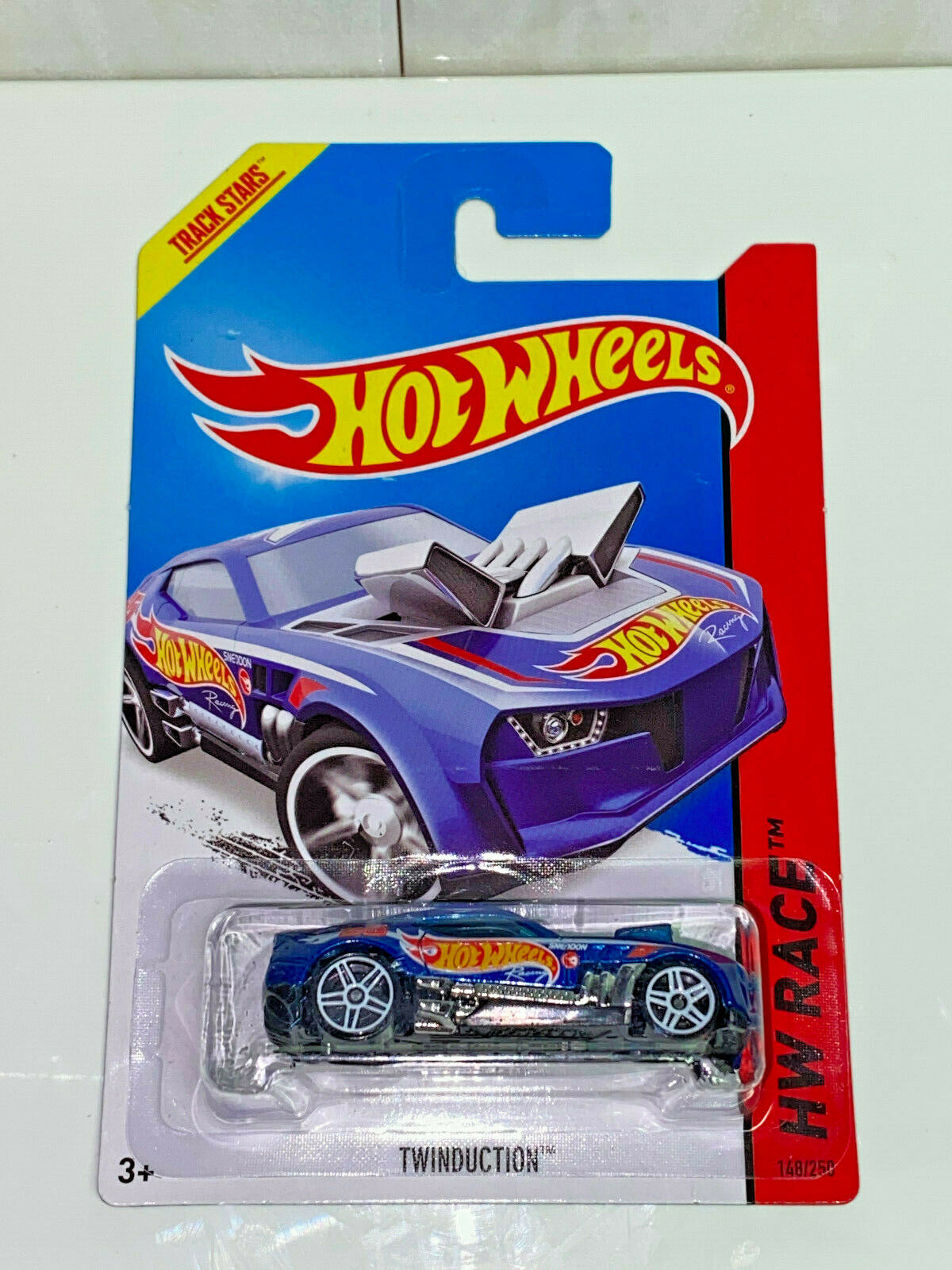 2014 Hot Wheels Treasure Hunts HW Race Team Twinduction International Card NIP