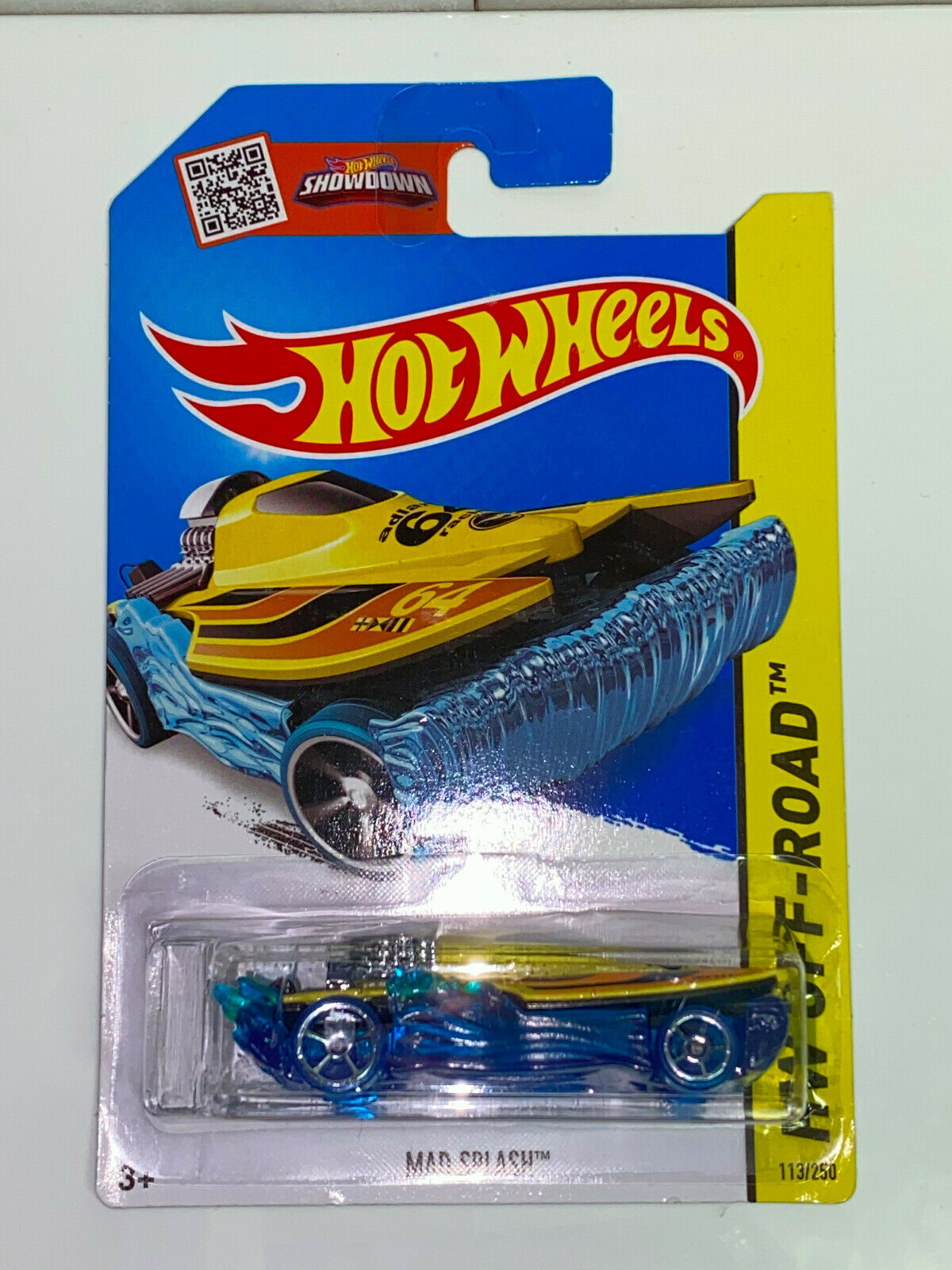 2015 Hot Wheels Treasure Hunts HW Off-Road Mad Splash International Card NIP