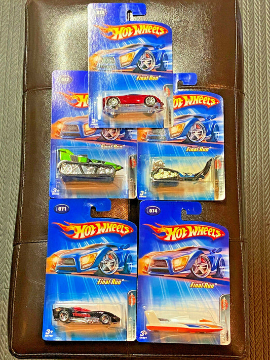 2005 Hot Wheels 2005 Final Run Full Set of 5 NIP #071,#072,#073,#074,#075