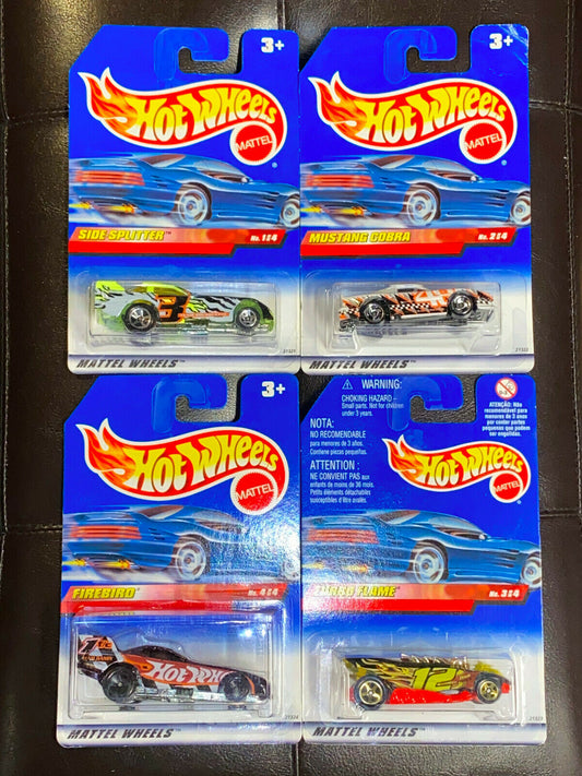 1999 Hot Wheels Mega Graphics Series Full Set 4 International Cards NIP VHTF