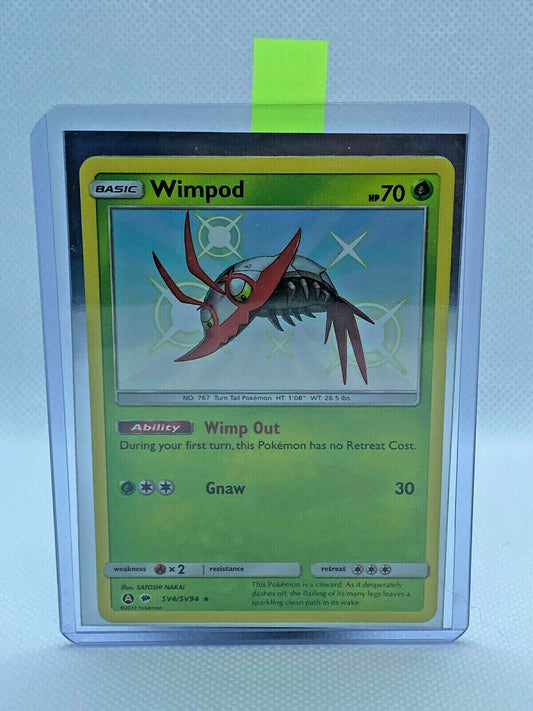 Pokémon Hidden Fates Shiny Vault SV#4/94 Wimpod HOLO Secret Rare NM Fresh Pull