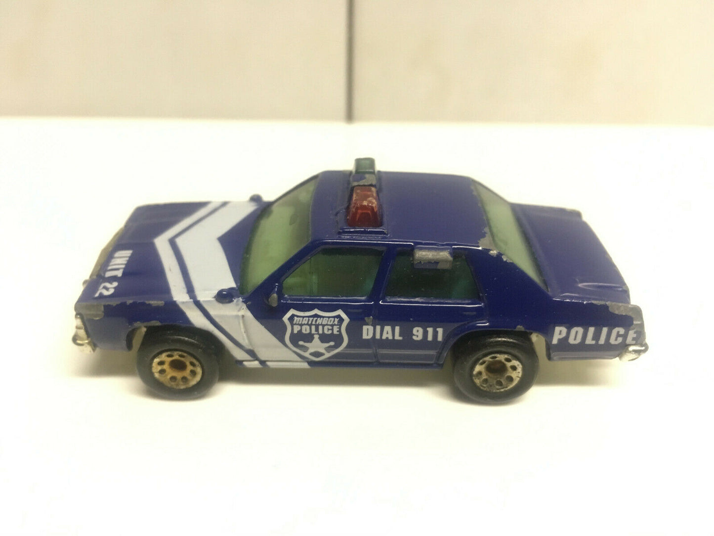 1987 Matchbox Ford Police Car Unit #22