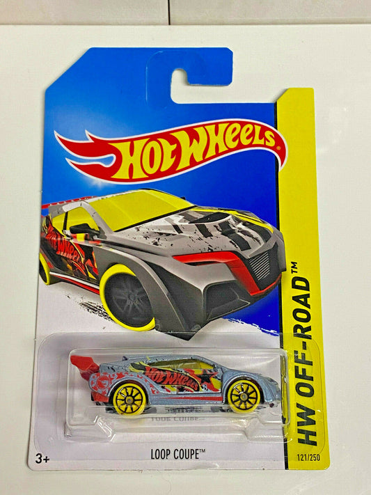 2014 Hot Wheels Treasure Hunts Loop Coupe International Card NIP