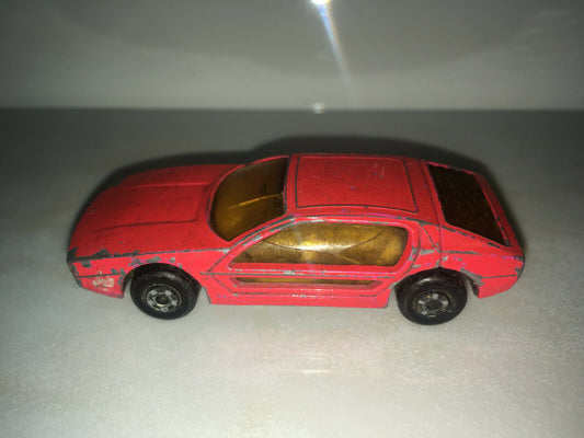 RARE VINTAGE Matchbox Lesney UK #20 Superfast 1969 Lamborghini Marzal ORANGE