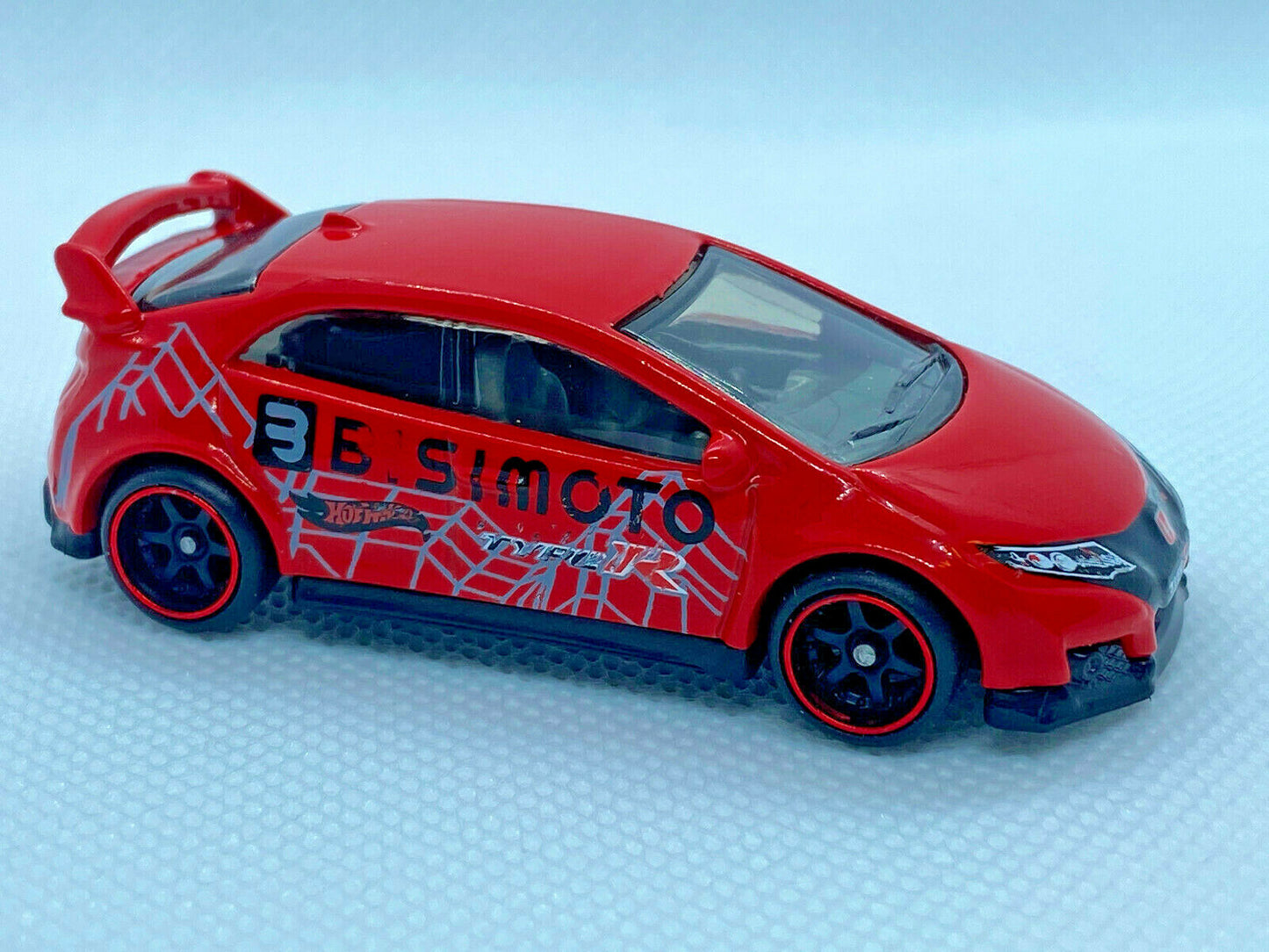 2018 Hot Wheels Red 2016 Honda Civic Type R Bisimoto Real Riders Super Custom