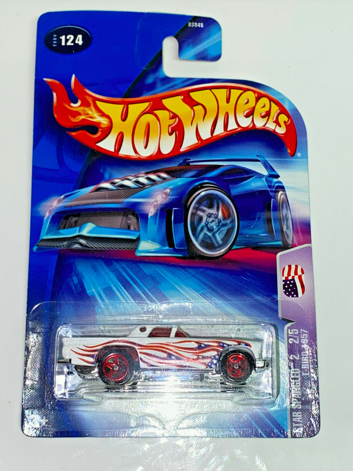 2004 Hot Wheels Star Spangled 2 Full Set of 5 #123,#124,#125,#126,#127 NIP