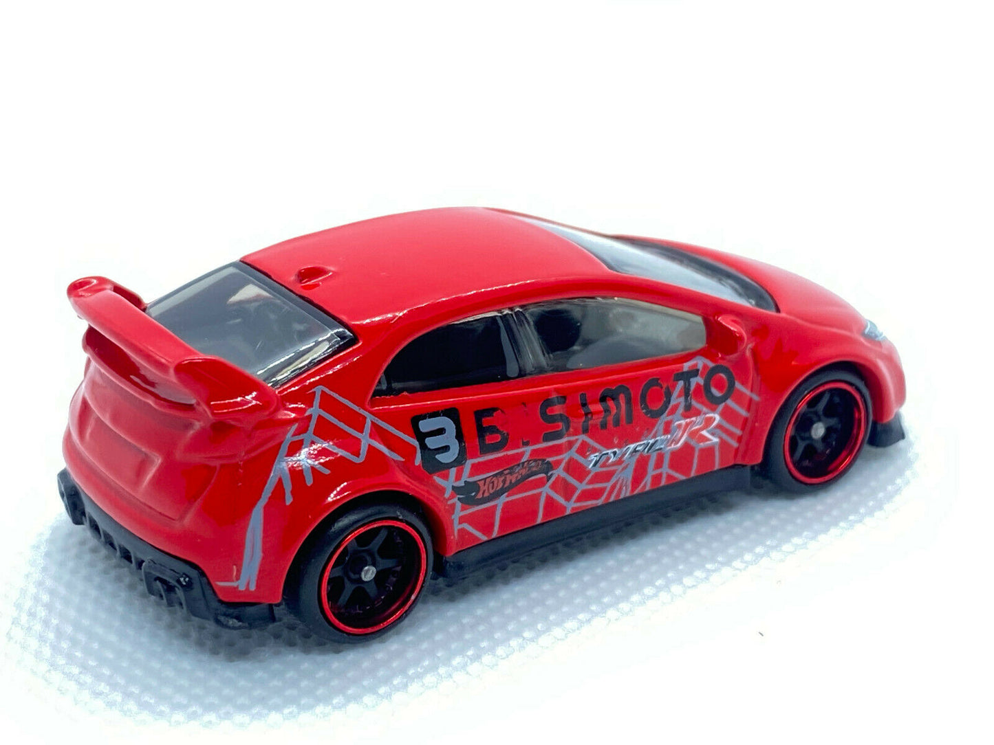 2018 Hot Wheels Red 2016 Honda Civic Type R Bisimoto Real Riders Super Custom