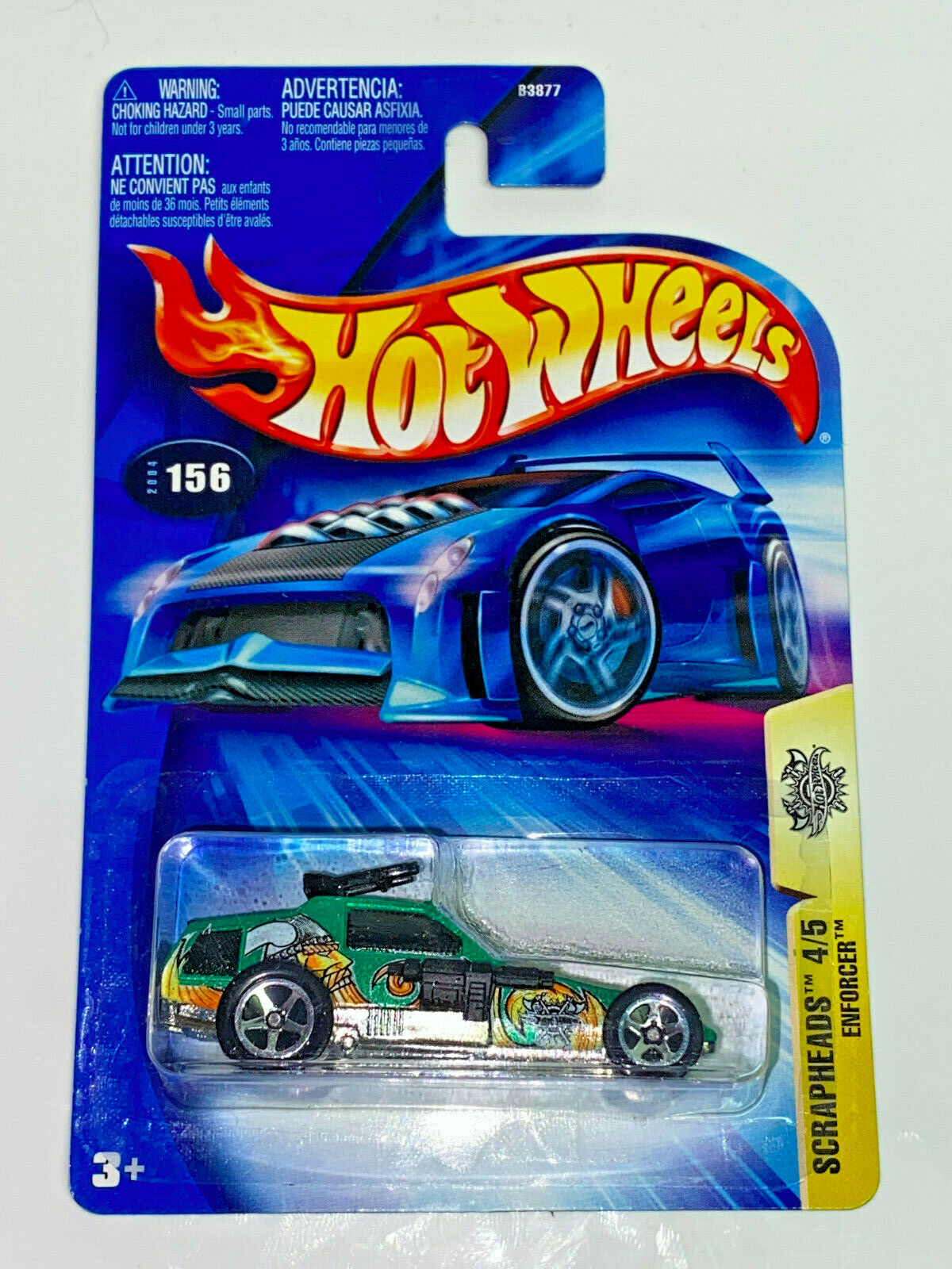 2004 Hot Wheels Scrapheads Full Set of 5 #153,#154,#155,#156,#157 NIP