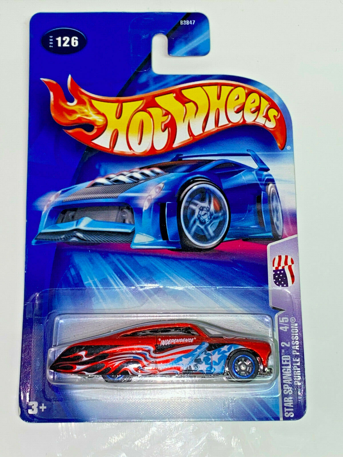 2004 Hot Wheels Star Spangled 2 Full Set of 5 #123,#124,#125,#126,#127 NIP