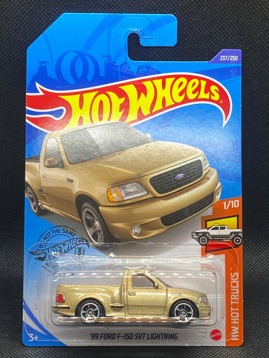 2020 Hot Wheels HW Hot Trucks #1/10 '99 Ford F-150 SVT Lightning (Soft Corners)