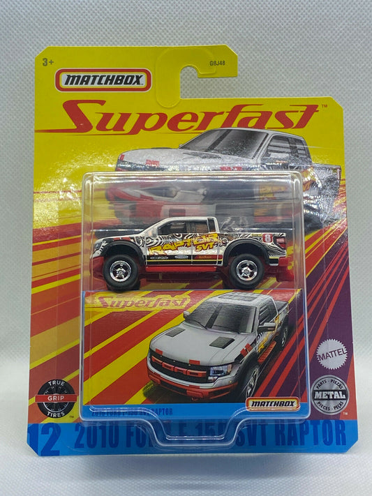 2020 MATCHBOX Premium Superfast 2010 Ford F-150 SVT Raptor #12 NIP