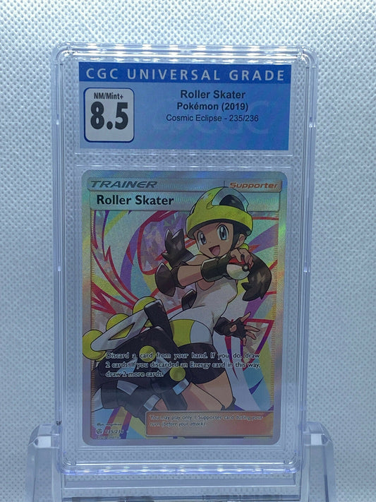 Pokémon Cosmic Eclipse (2019) 235/236 Trainer Roller Skater FA 8.5 CGC