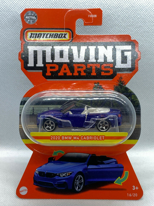 2021 Matchbox Moving Parts 2020 BMW M4 Cabriolet Opening Doors NIP