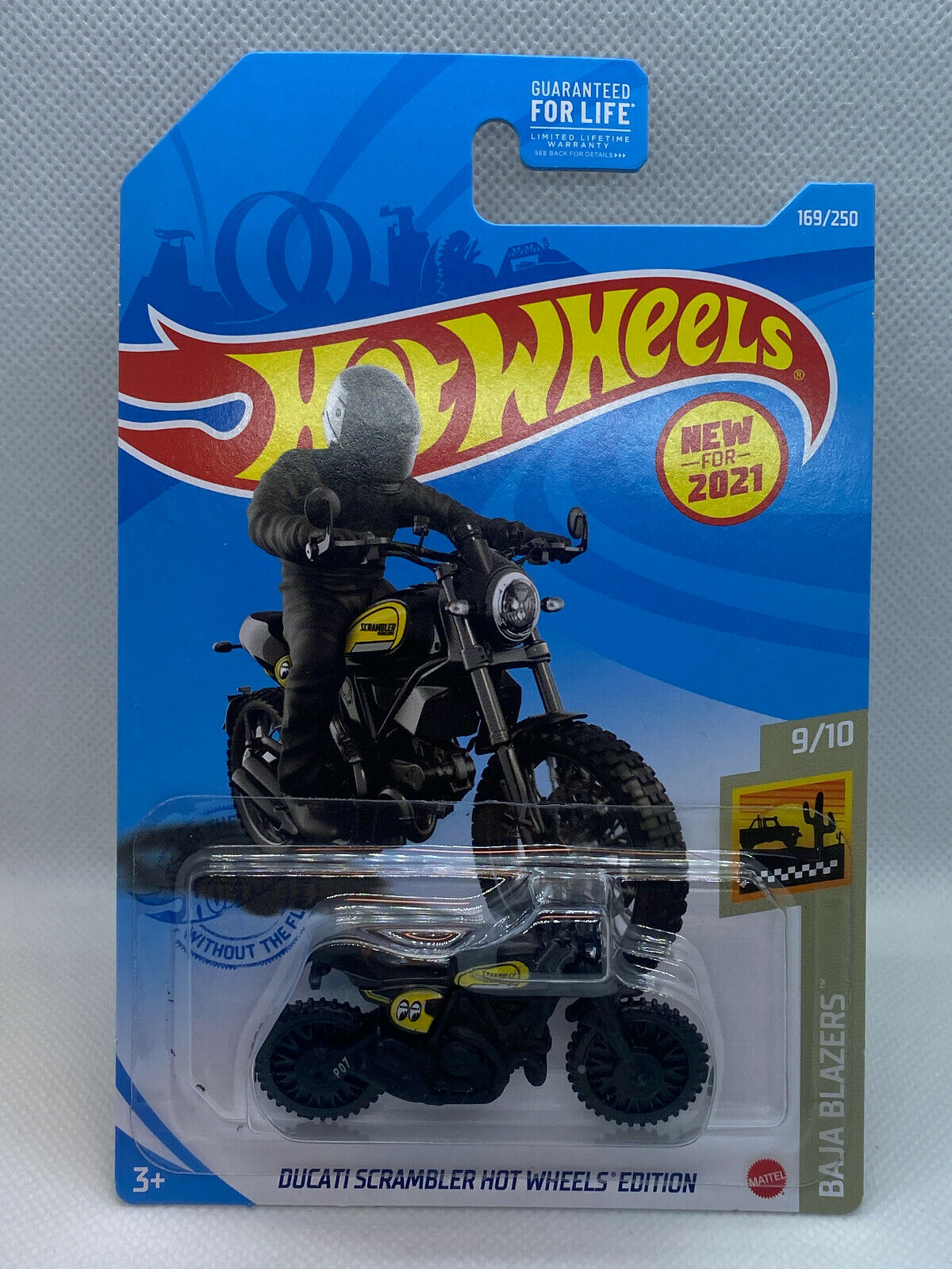 2021 Hot Wheels Baja Blazers #9/10 Ducati Scrambler Hot Wheels Edition Mooneyes