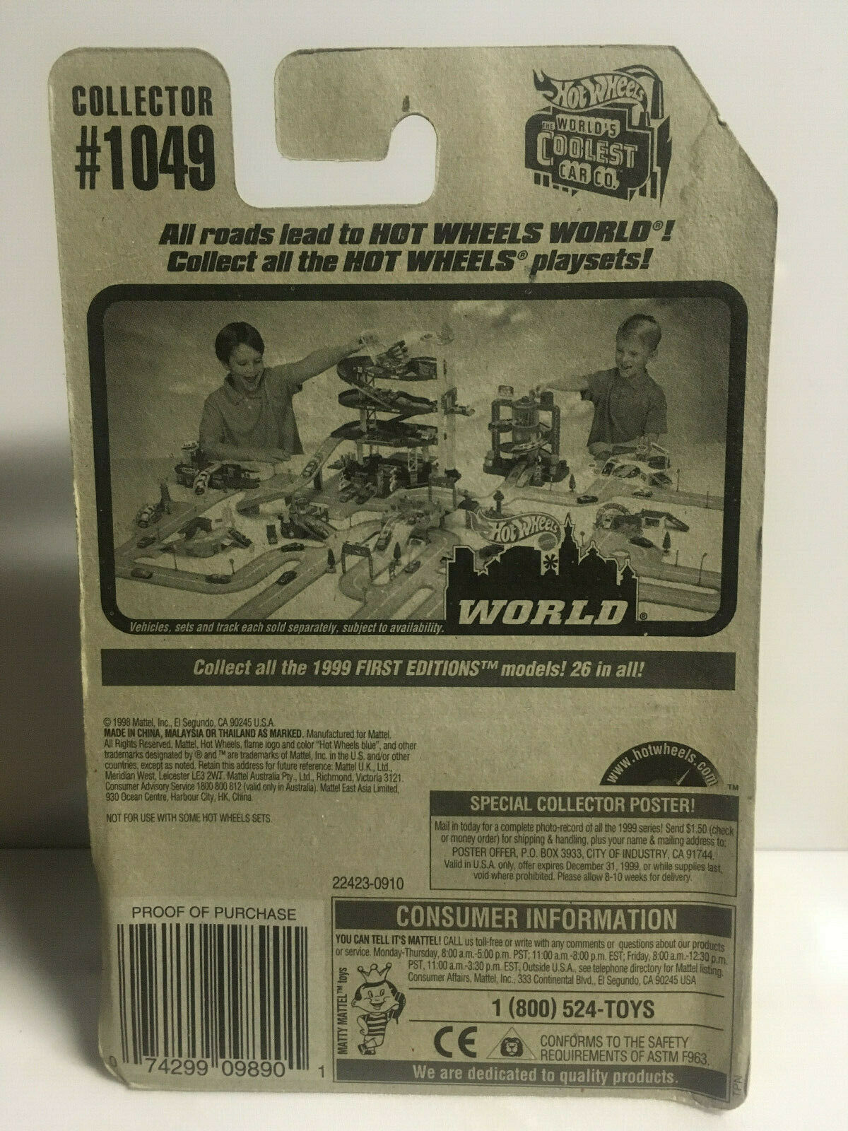 1999 Hot Wheels #1049 Treadator NIP