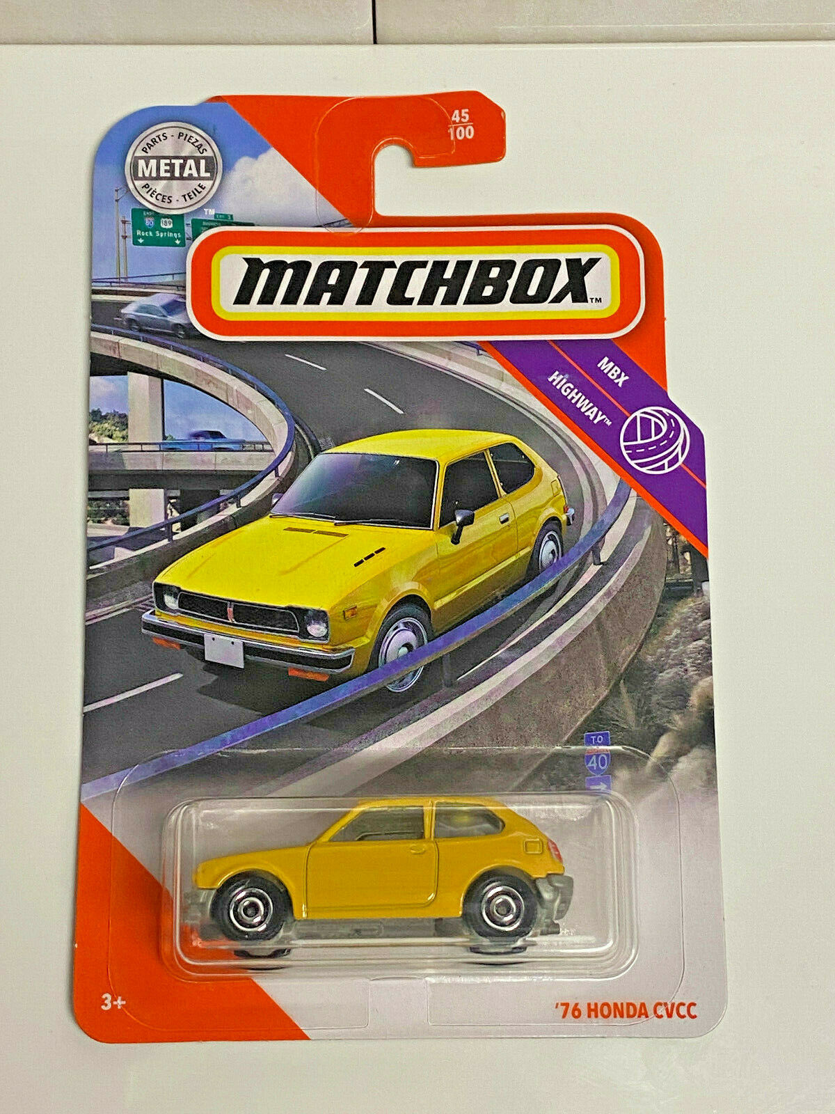 2020 Matchbox MBX Highway '76 Honda CVCC #45/100 NIP