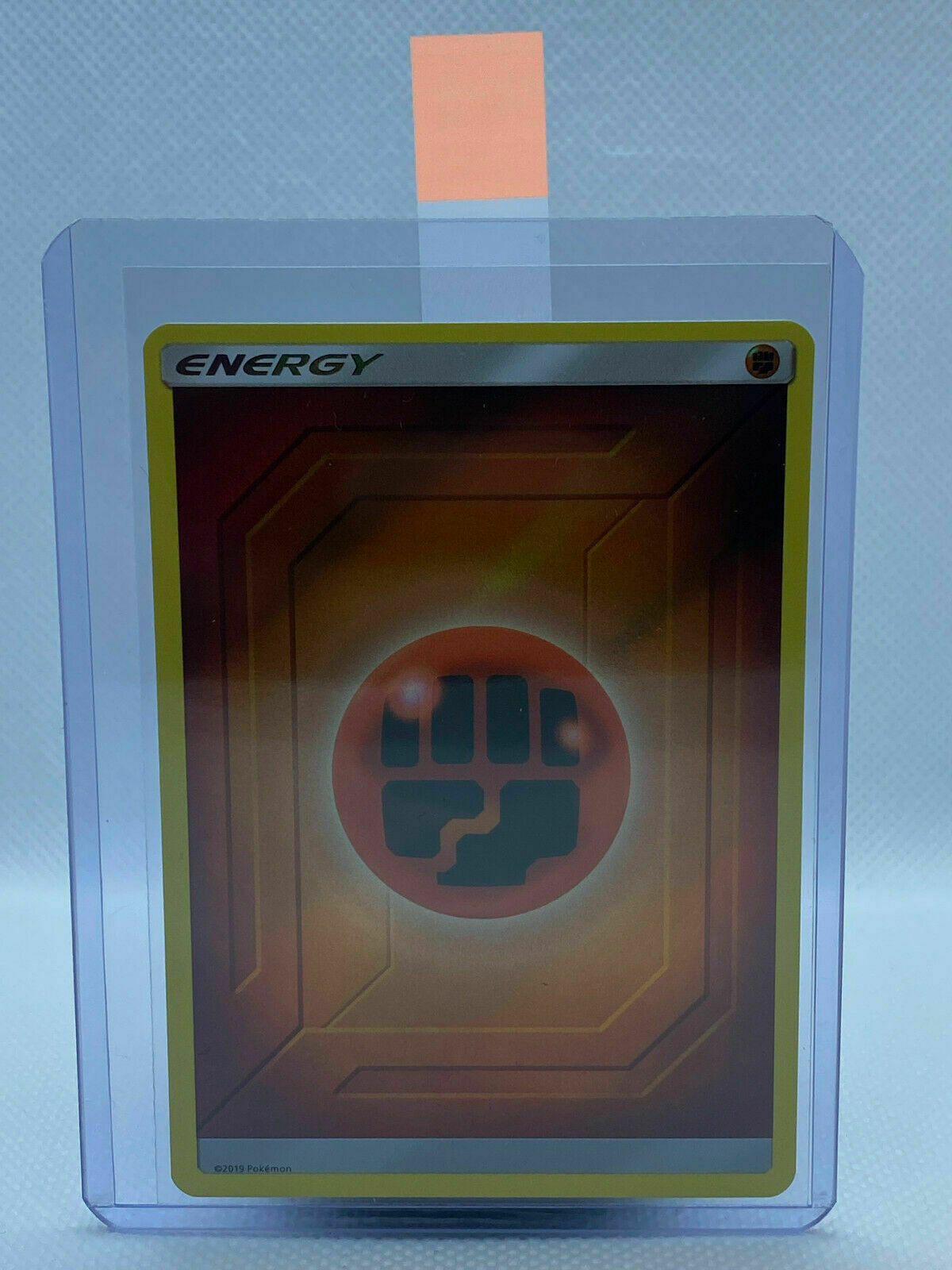 Pokémon 2019 Hidden Fates Reverse HOLO Fighting Energy NM