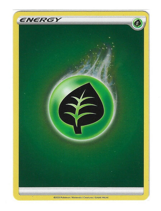 Pokémon Champion's Path Reverse HOLO Grass Energy NM FRESH PULL