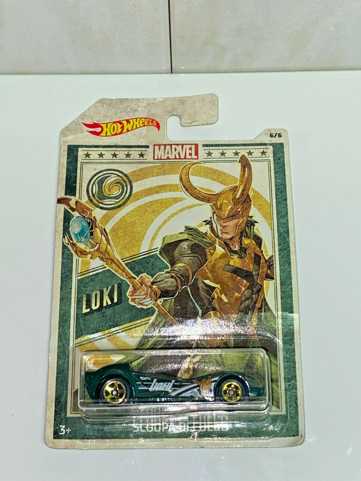 2019 Hot Wheels Marvel "Loki" Scoopa Di Fuego #6/6 NIP