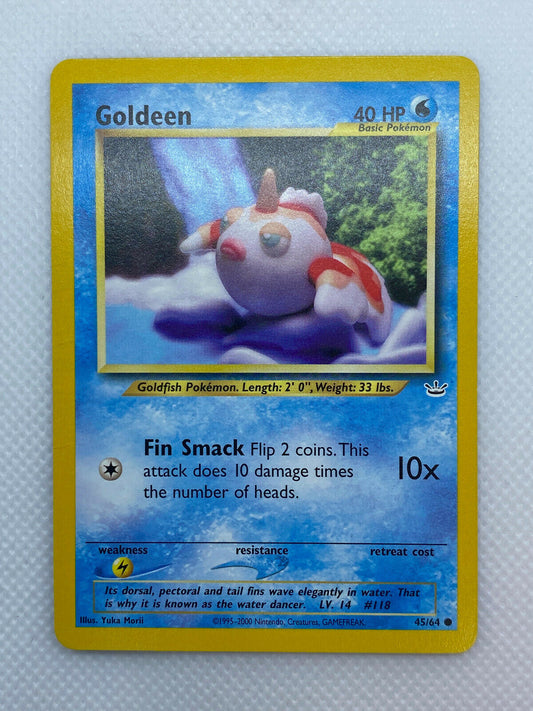 Pokémon Goldeen 45/64 Neo Revelation NM Condition