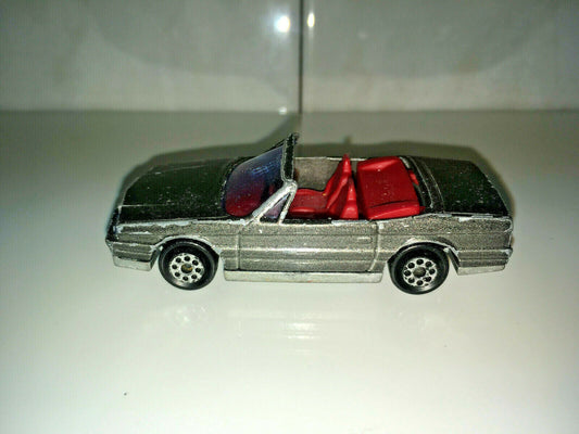 RARE VINTAGE Majorette Cadillac Allante Convertible Dark Brown