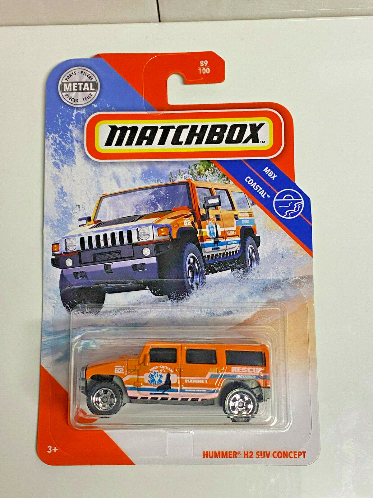 2020 Matchbox Hummer H2 SUV Concept #89 Orange NIP