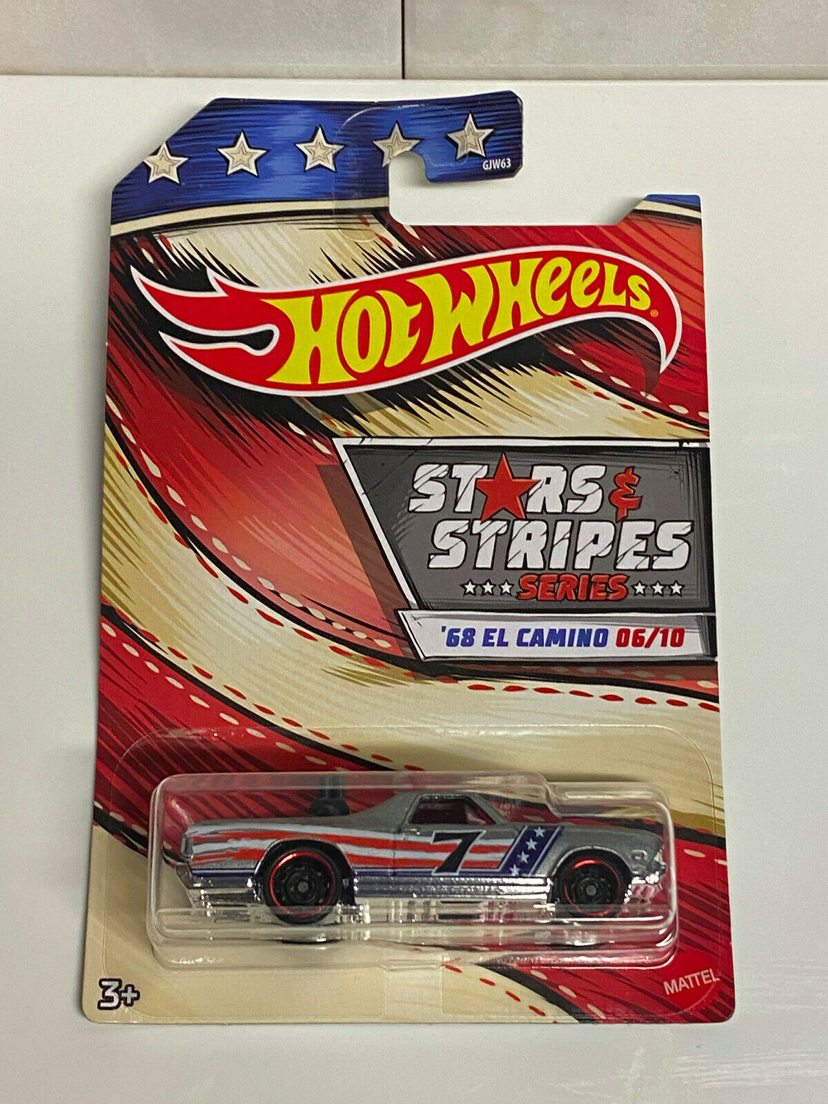 2020 Hot Wheels Stars and Stripes Series '68 El Camino #06/10 NIP