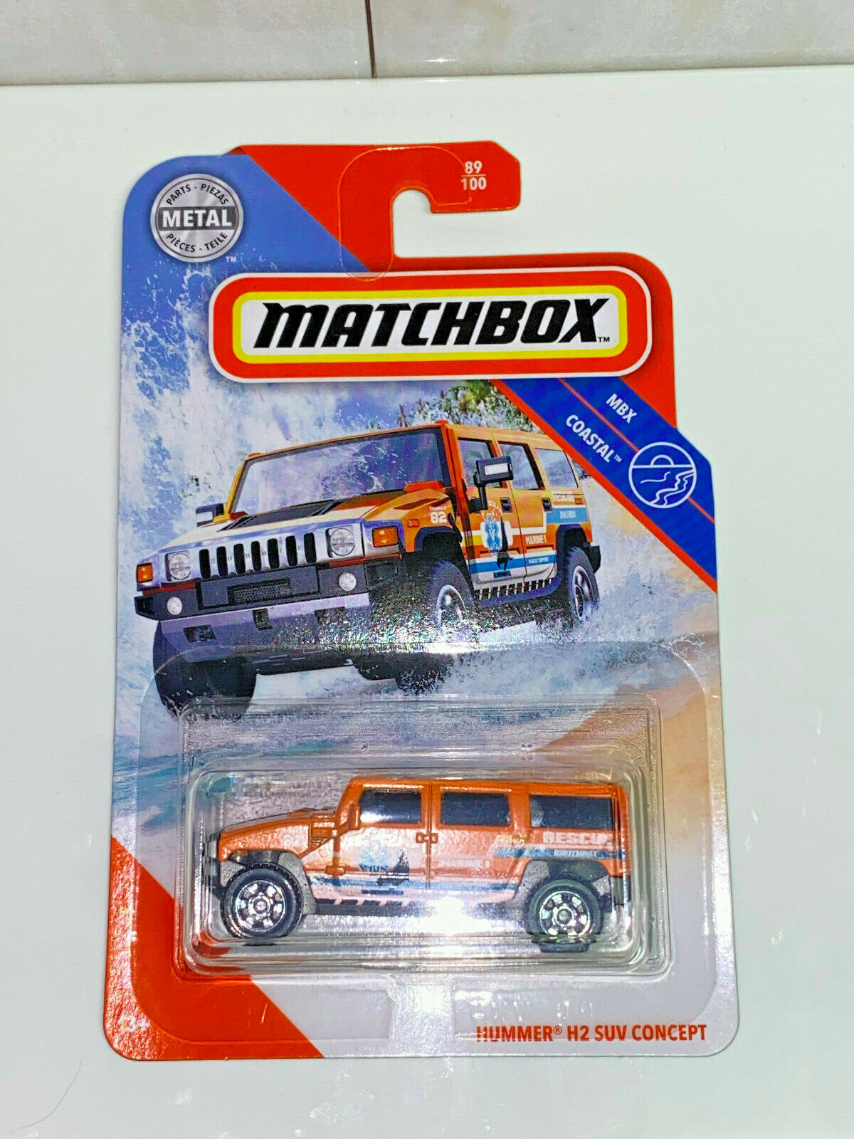 2020 Matchbox Hummer H2 SUV Concept #89 Orange NIP