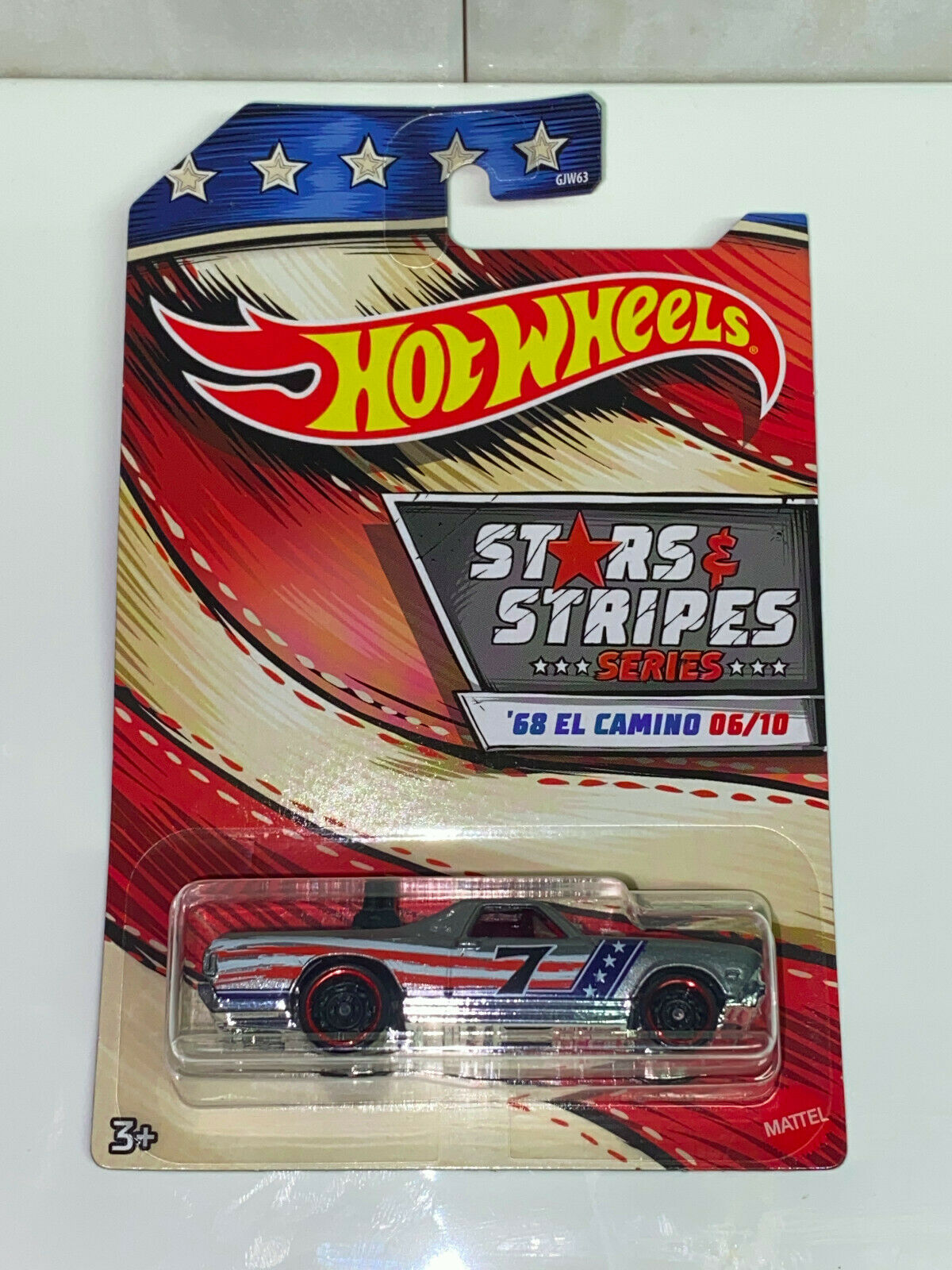 2020 Hot Wheels Stars and Stripes Series '68 El Camino #06/10 NIP