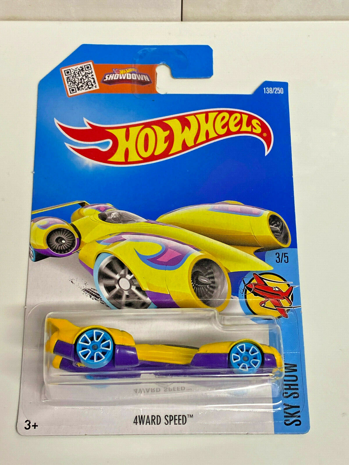 2016 Hot Wheels Treasure Hunts 4Ward Speed Skyshow Series 3/5 International Card