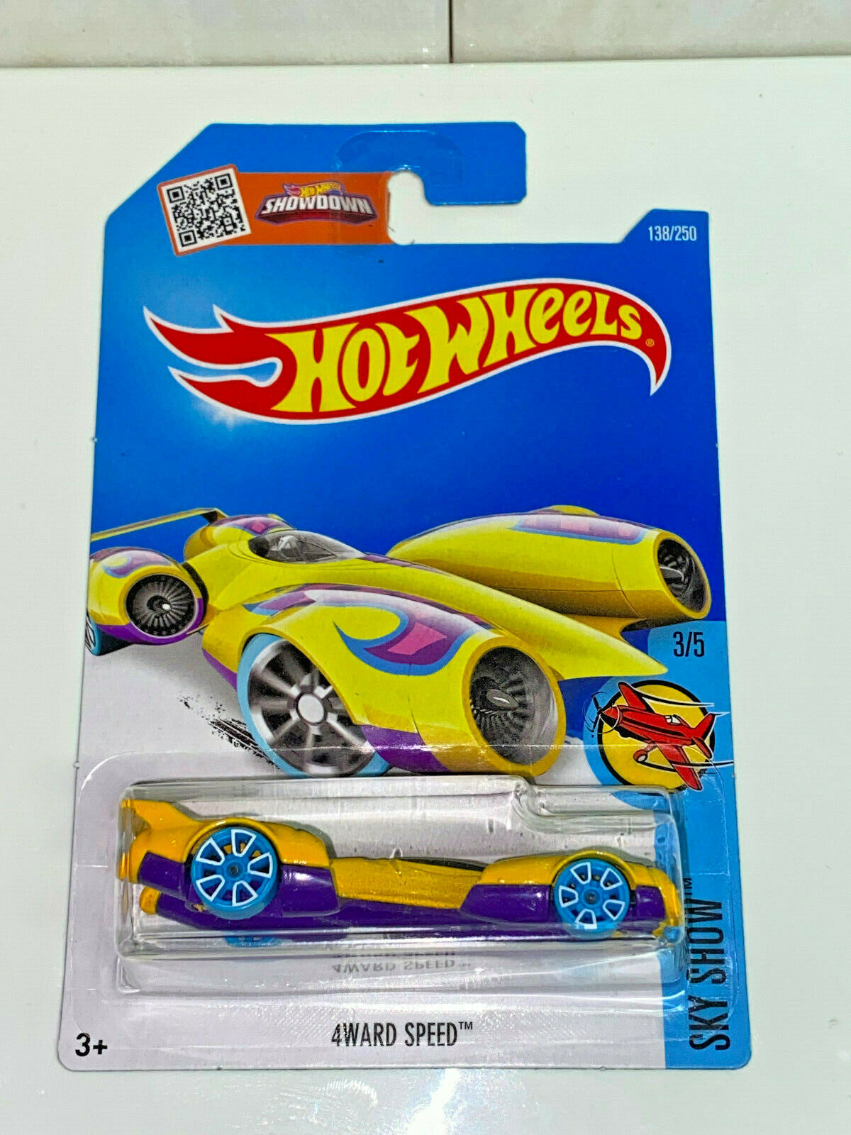 2016 Hot Wheels Treasure Hunts 4Ward Speed Skyshow Series 3/5 International Card