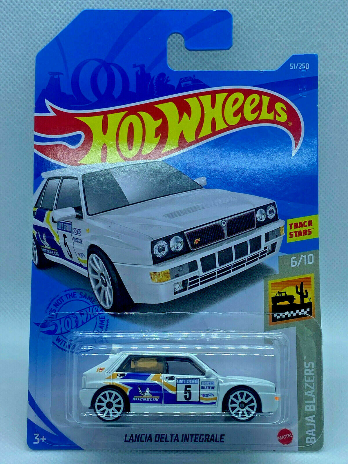 2021 Hot Wheels Baja Blazers #6/10 Lancia Delta Integrale #51/250 NIP