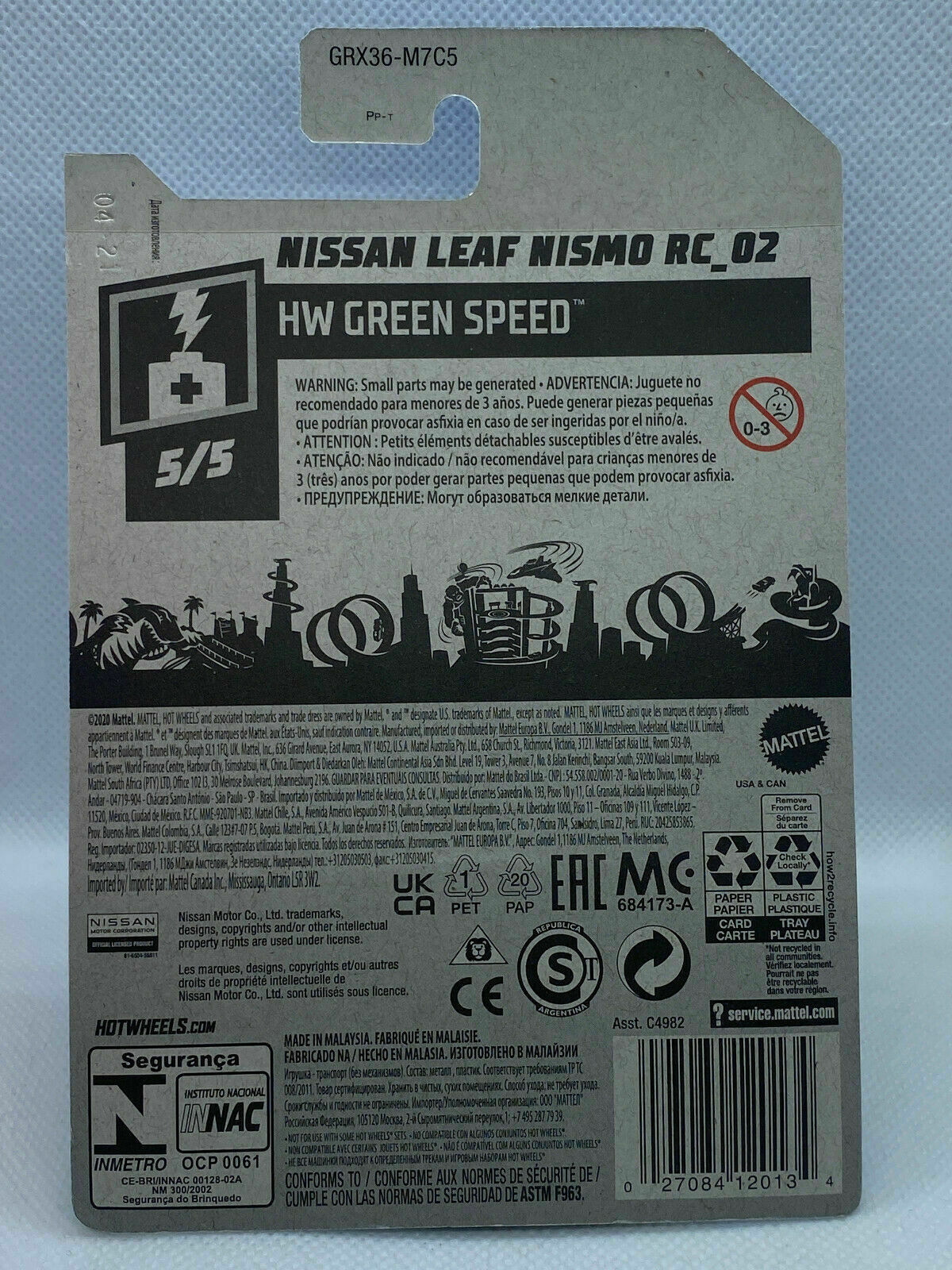 2021 Hot Wheels HW Green Speed #5/5 Leaf Nismo RC_2 #217/250 NIP