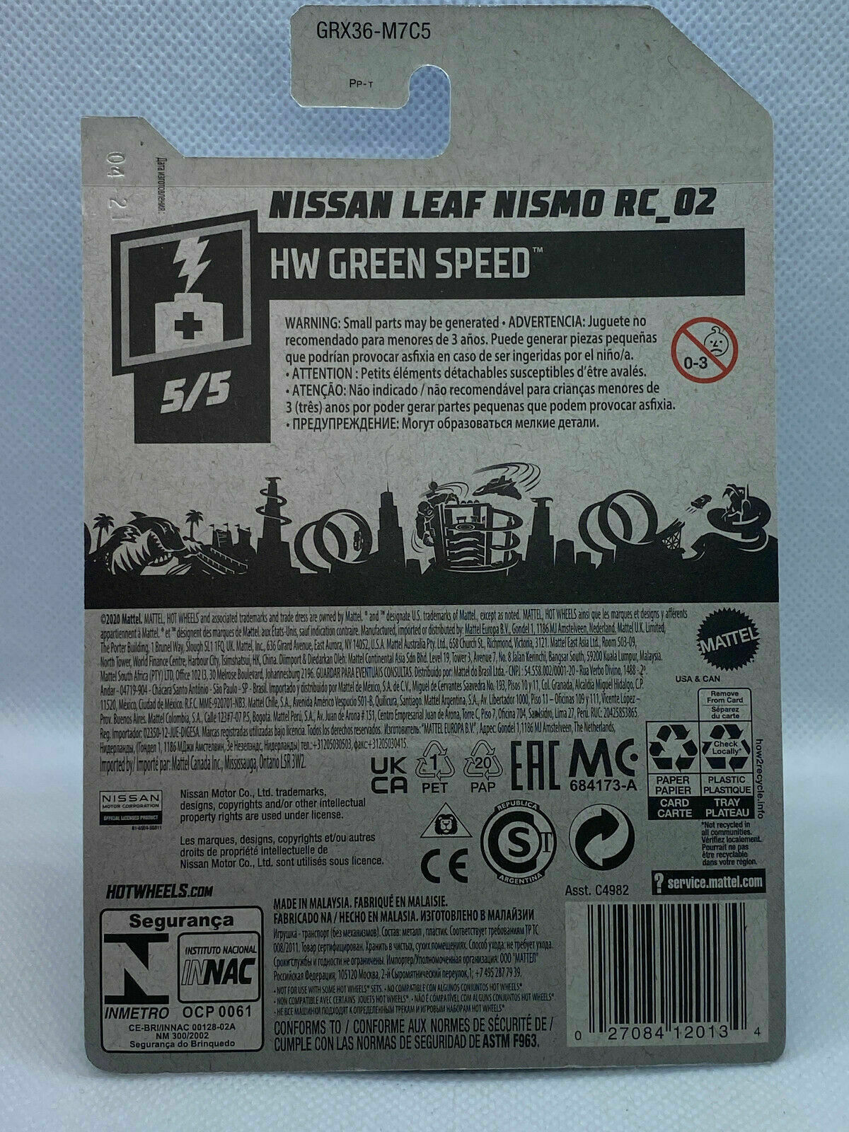 2021 Hot Wheels HW Green Speed #5/5 Leaf Nismo RC_2 #217/250 NIP