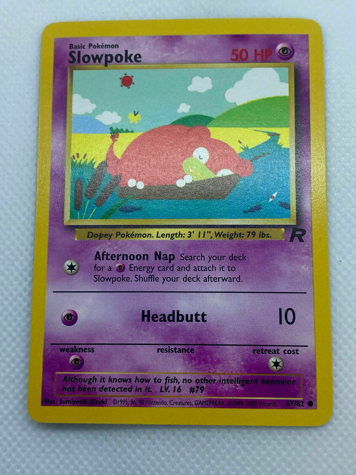 Pokémon Slowpoke Team Rocket Series Common LP Condition 67/82