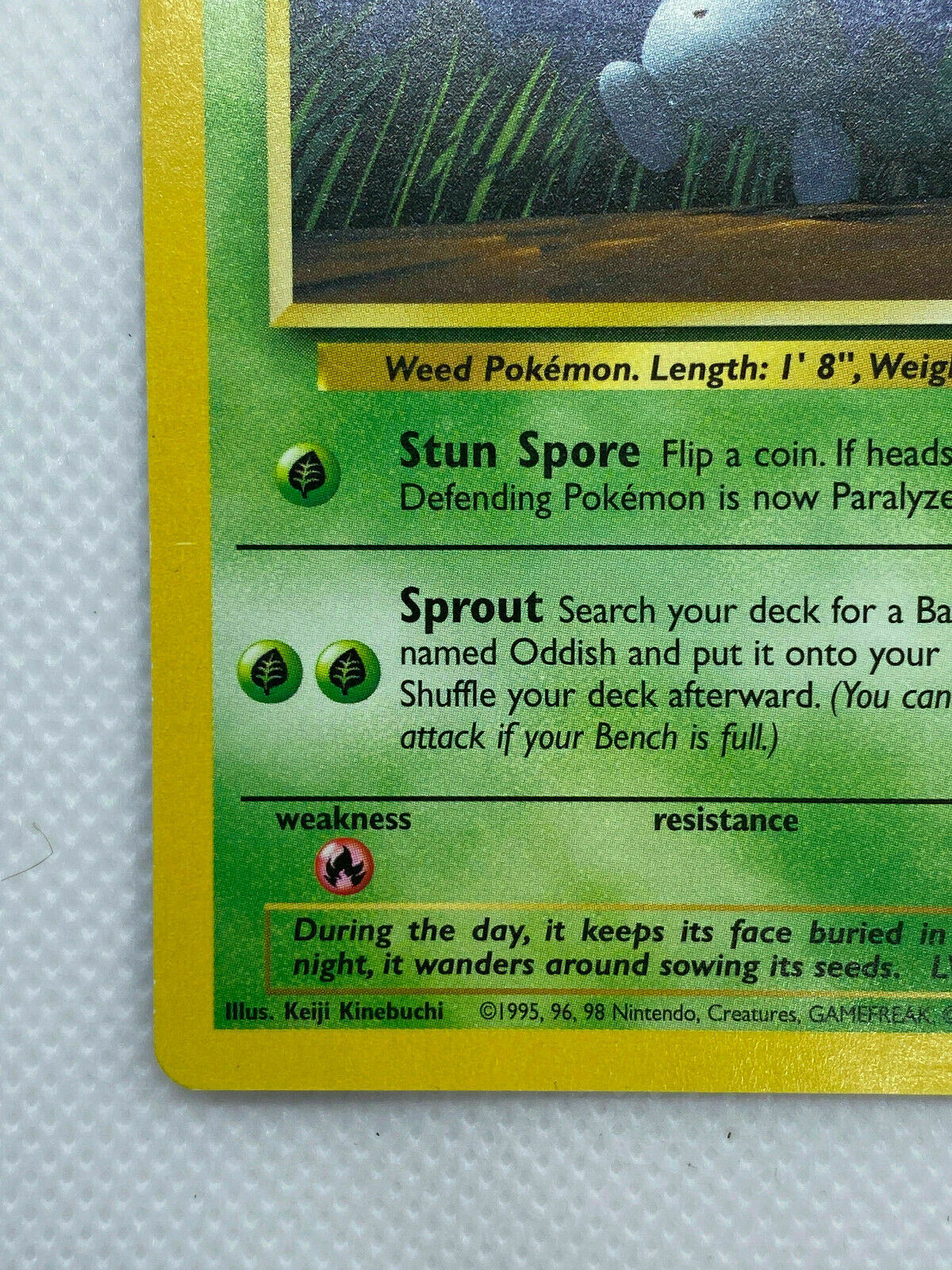 Pokémon Jungle Series 58/64 Common Oddish WOTC LP/NM